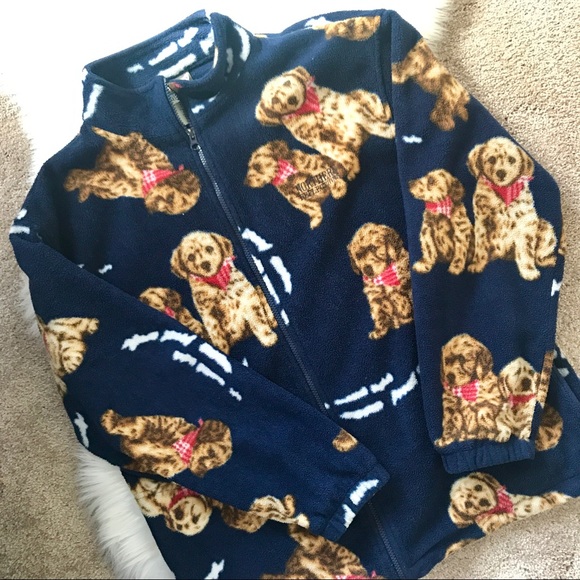 dog print jacket